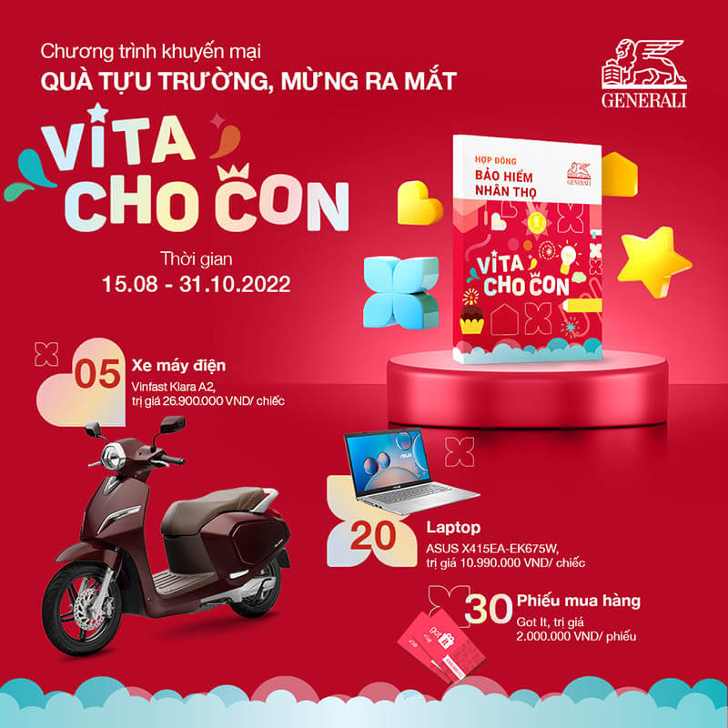 bh generali viet nam ra mat bao hiem dau tu giao duc vita cho con 2 bh generali viet nam ra mat bao hiem dau tu giao duc vita cho con 2