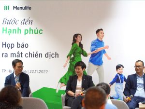 Đại diện Manulife Việt Nam chia sẻ tại buổi họp báo ra mắt chiến dịch